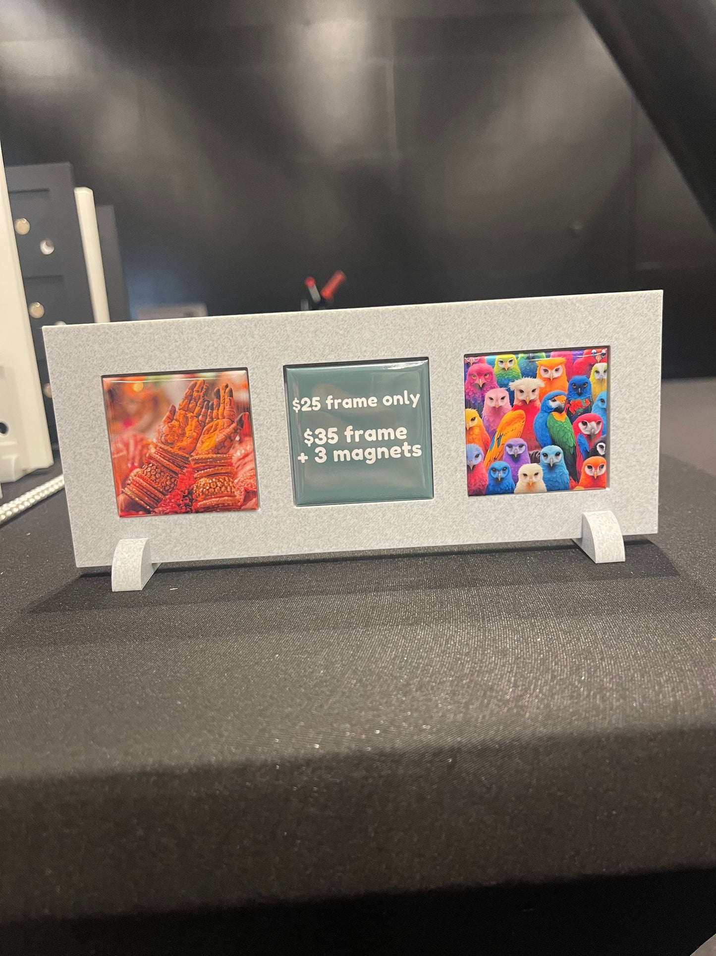 3x1 frame + 3 magnets